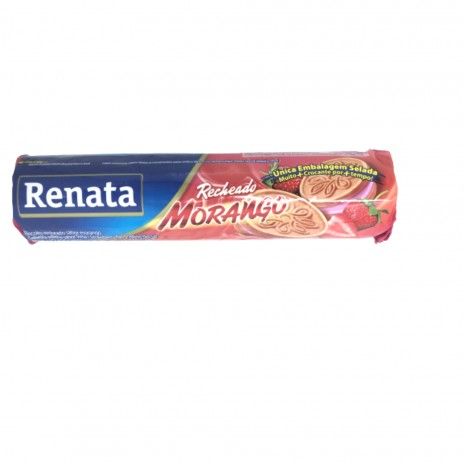 Bolacha c/creme renata divertix 112gr morango