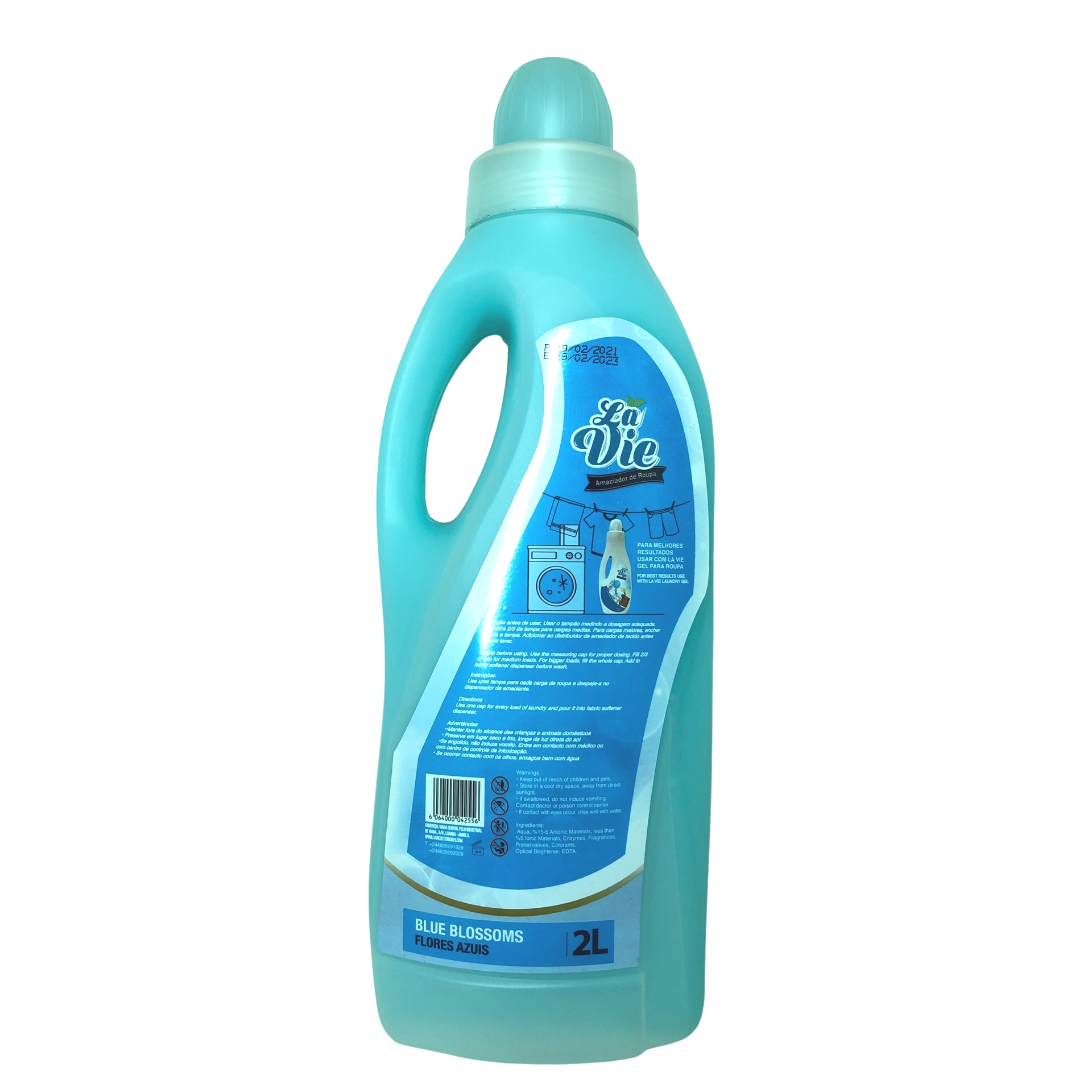 Amaciador roupa la vie 2l flores azuis