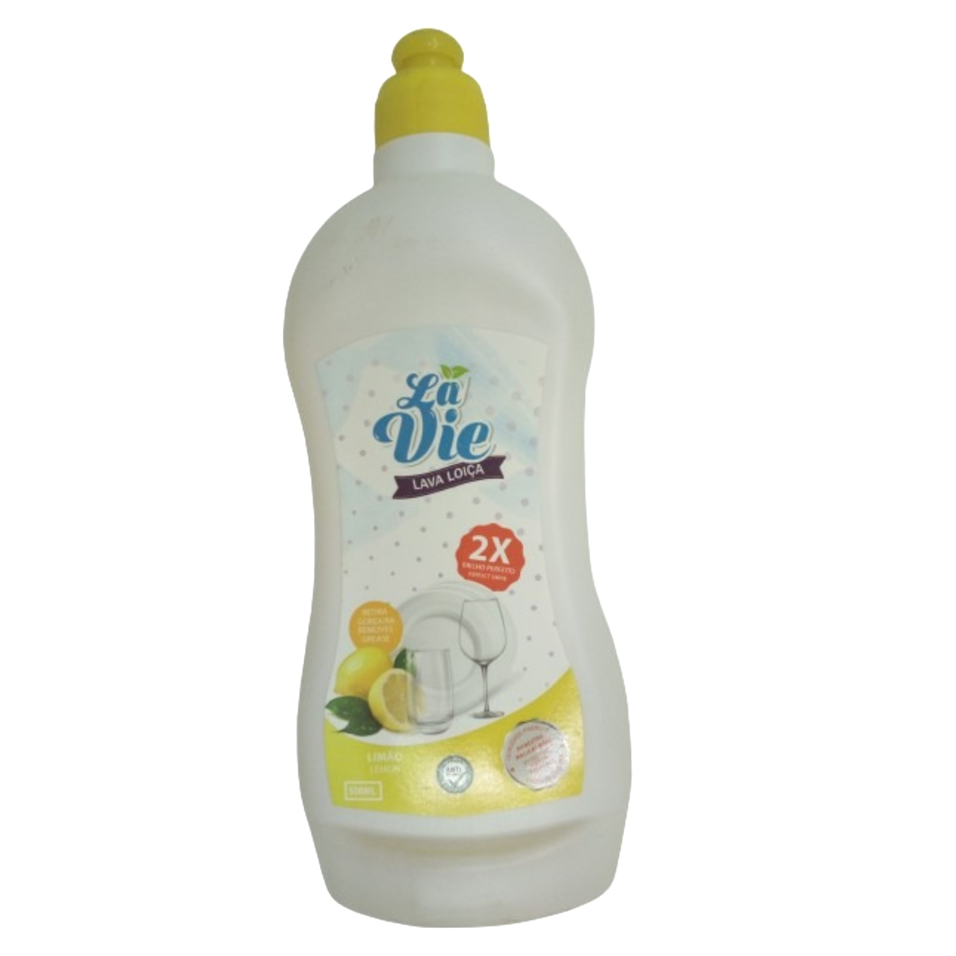 Deterg. lava loiça la vie 500ml limao