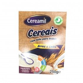 Farinha lactea cereamil milby 250gr arroz/leite