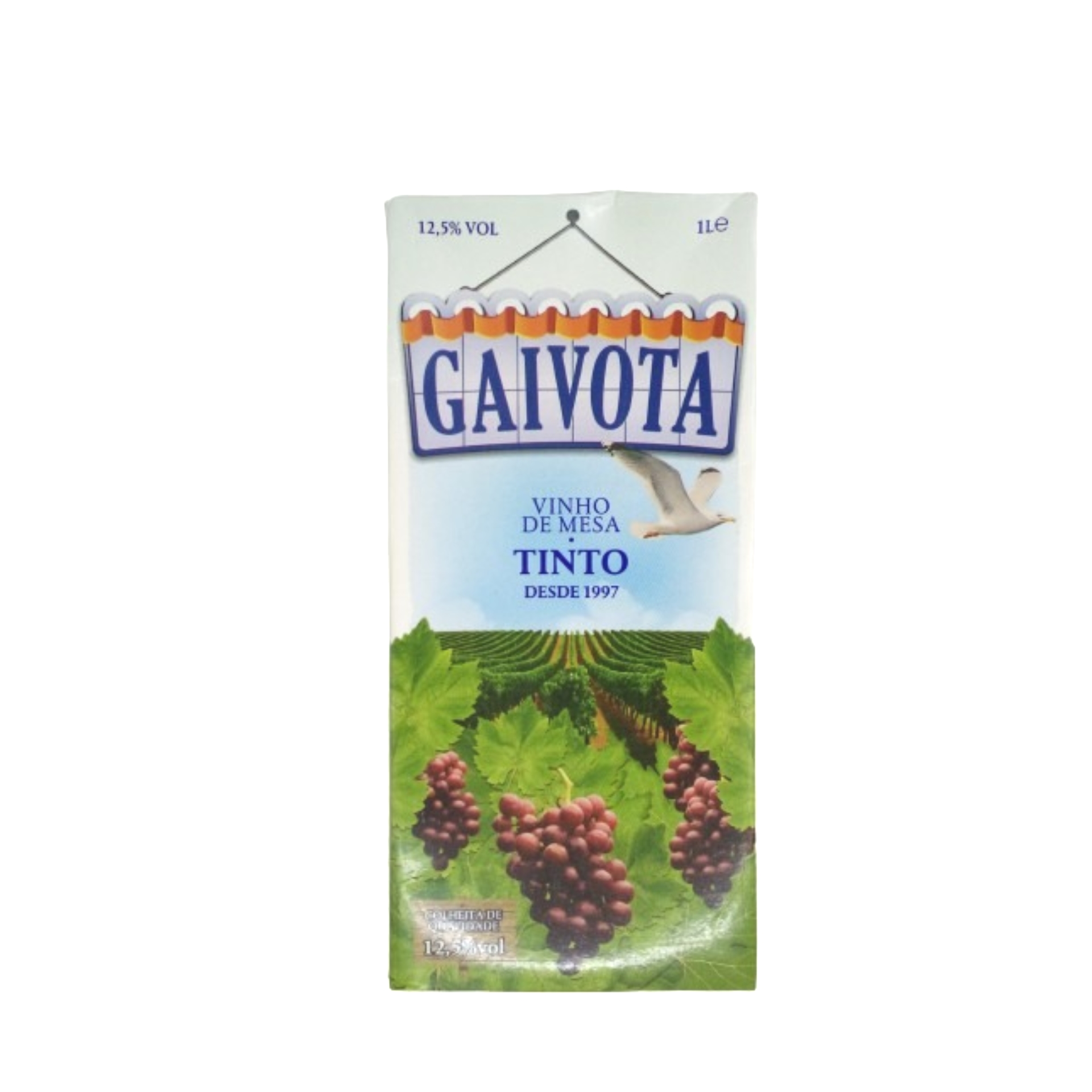 Vinho tinto gaivota tetra 1l