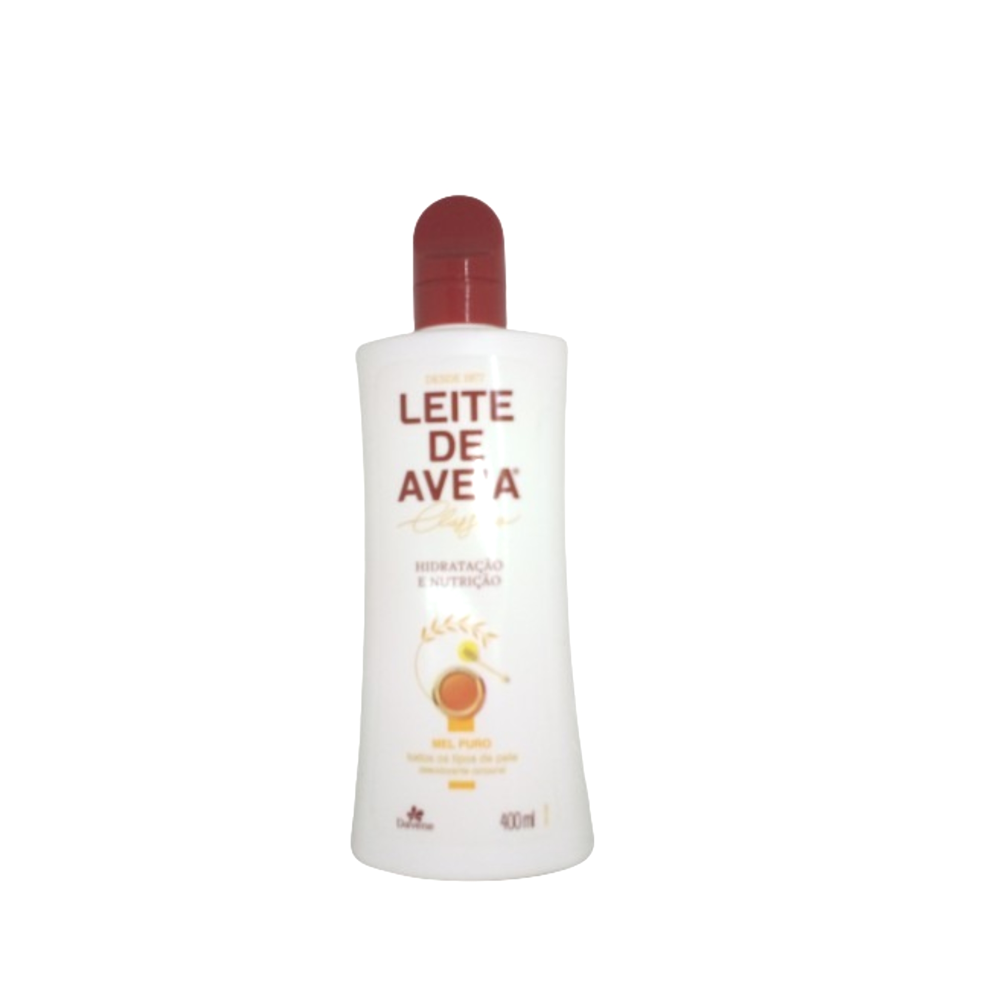 Leite corporal aveia davene 400ml mel puro