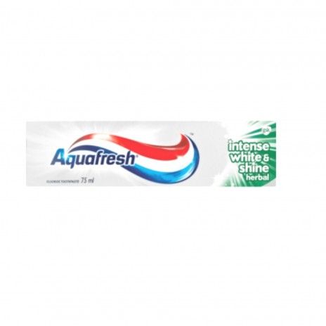 Dentifrico aquafresh 75ml intense white&shine herbal