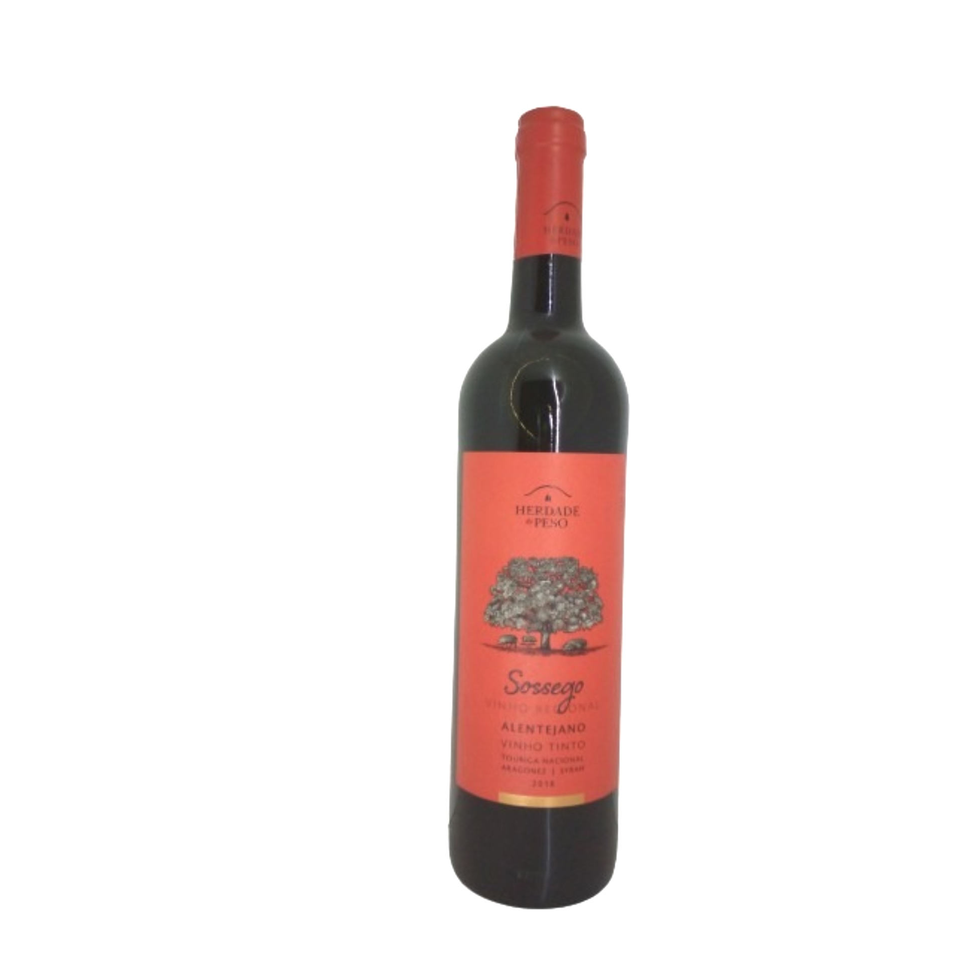 Vinho tinto alentejo sossego 0,75l