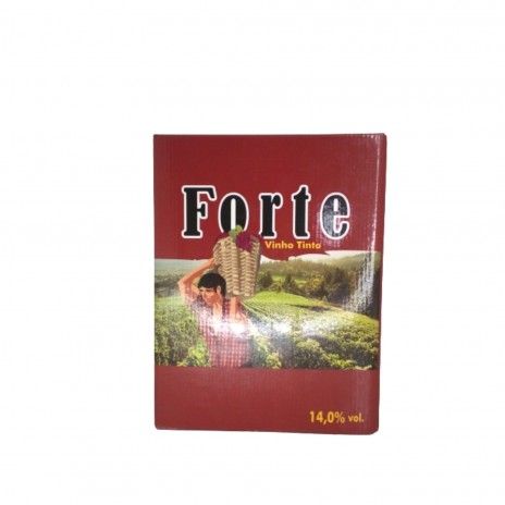 Vinho tinto forte bib 3l