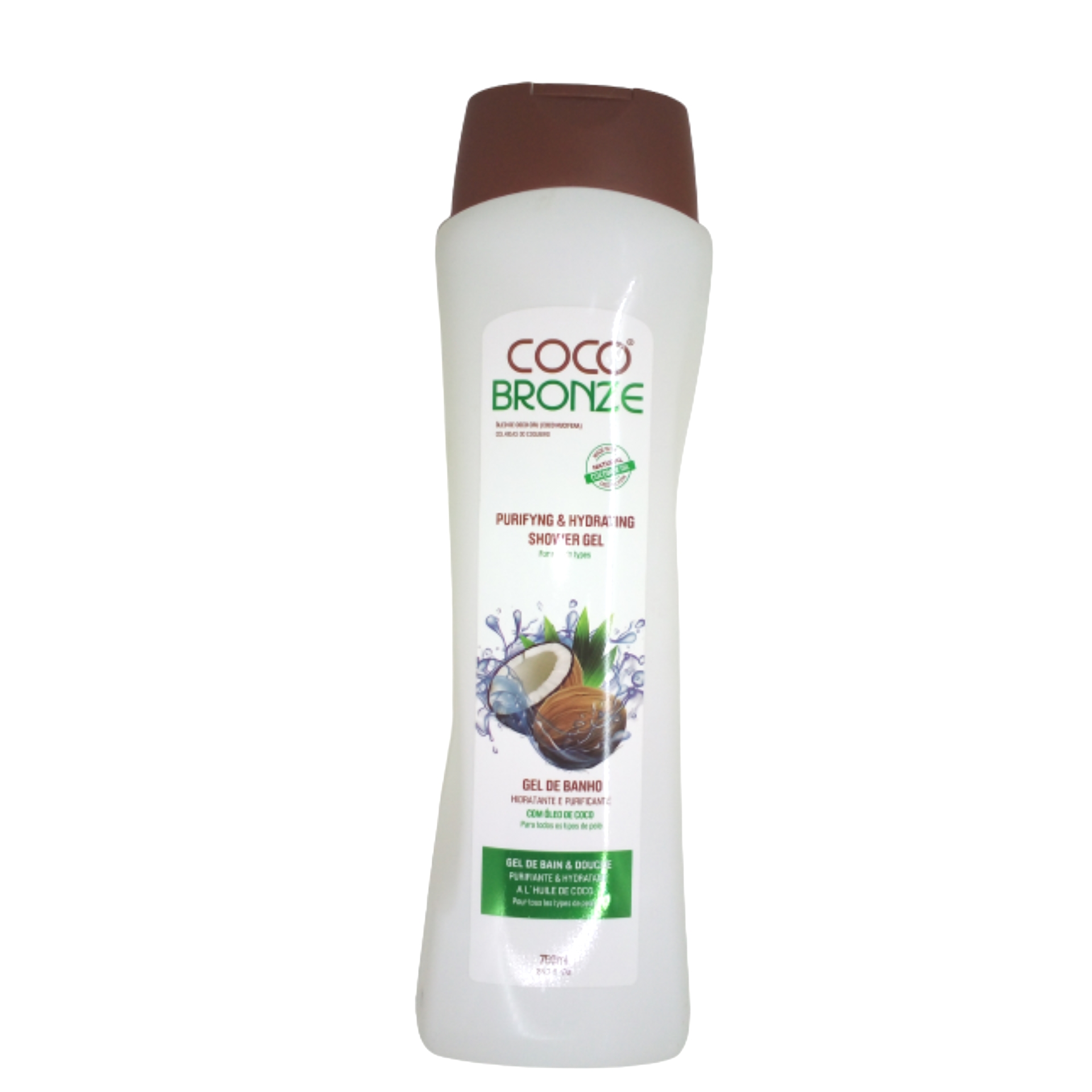 Gel banho coco bronze 750ml
