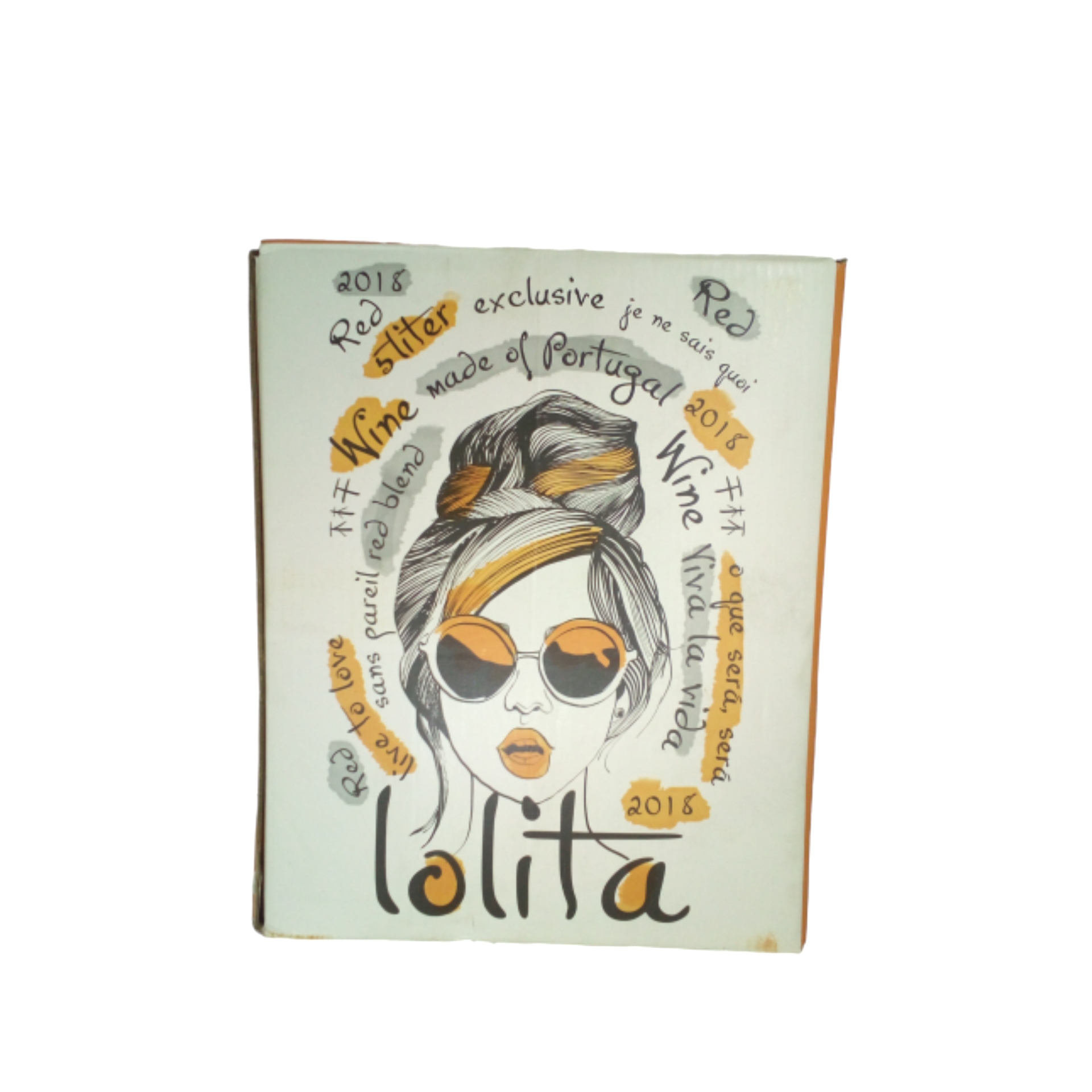 Vinho tinto lolita 2018 bib 5l