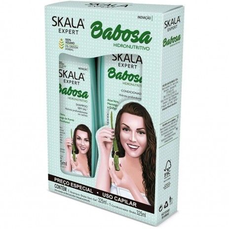 Champo + condicionador skala 325ml babosa