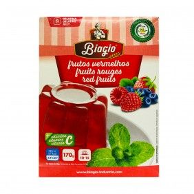 Gelatina biagio 170gr frutos vermelhos