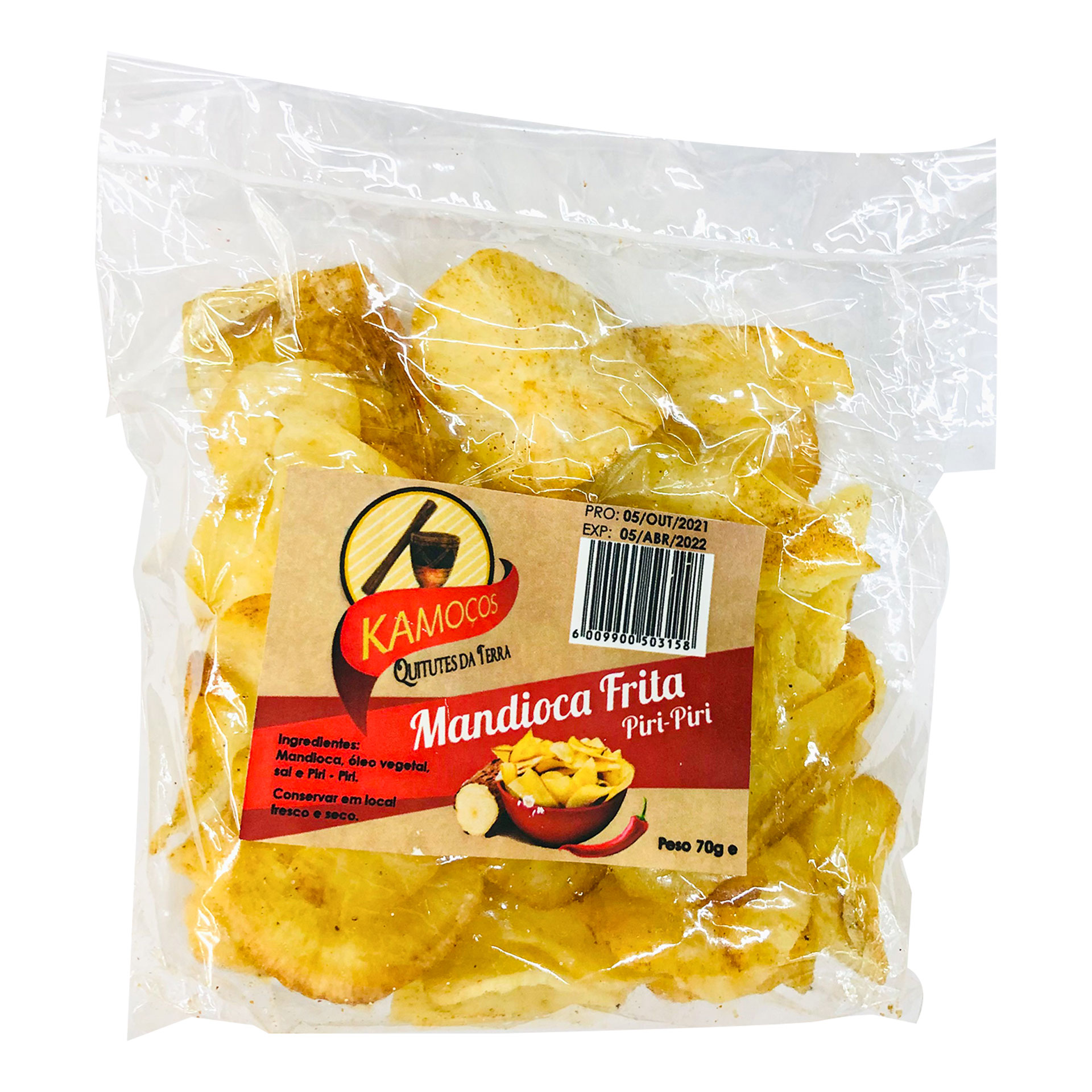 Mandioca frita c/piri-piri 70gr