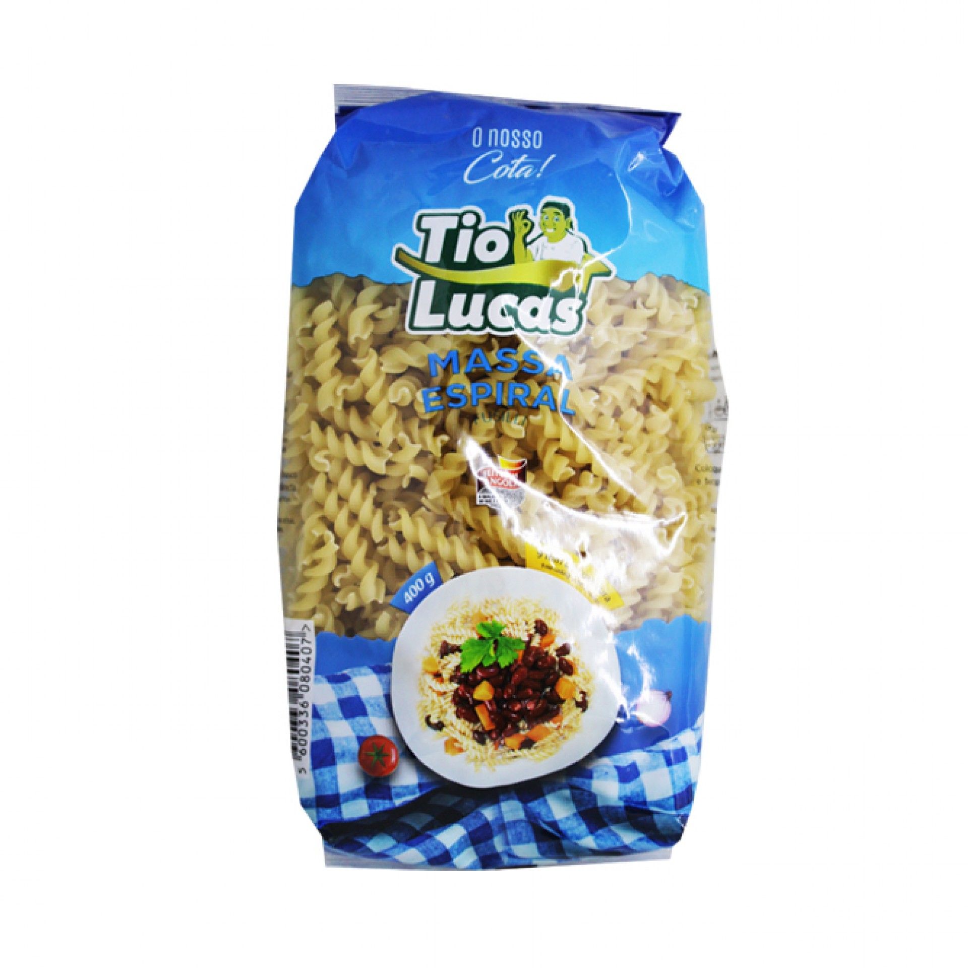 Massa espirais tio lucas 400gr