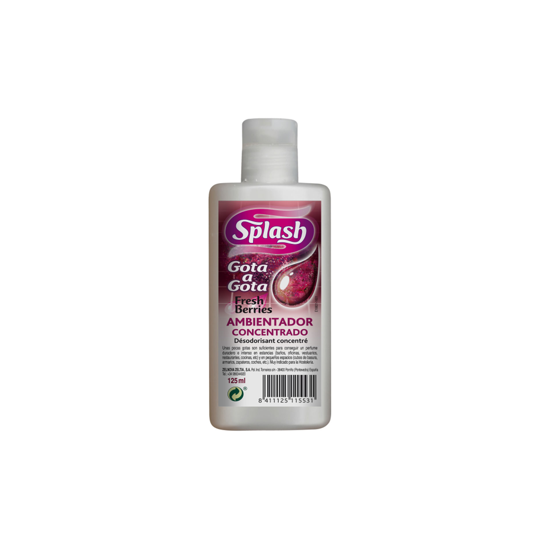 Ambientador gota a gota splash 125ml berries