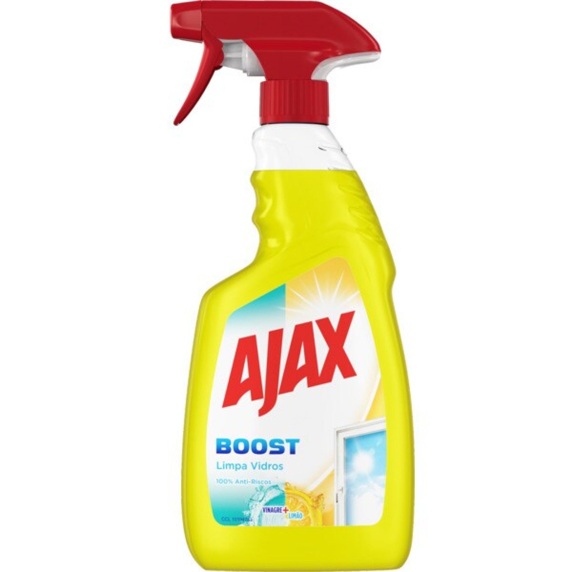 Deterg. spray ajax limpa vidro boost 500ml