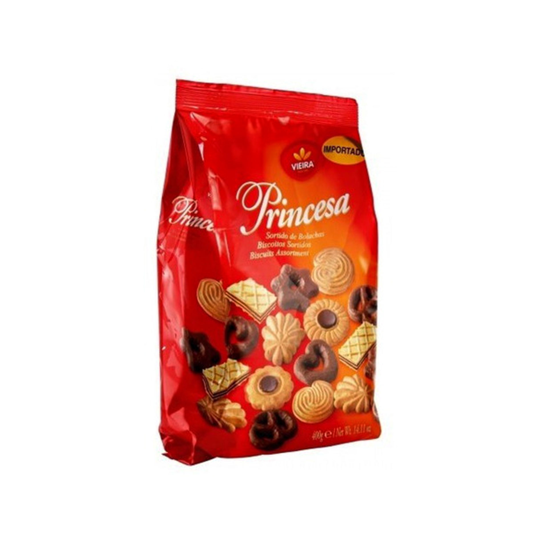 Biscoito sortido vieira castro princesa 400gr