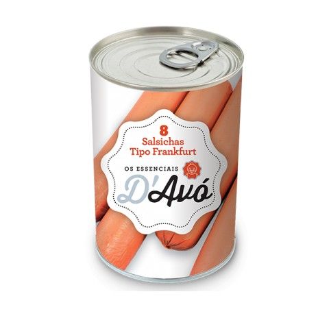Salsichas frankfurt davo 350gr 8un