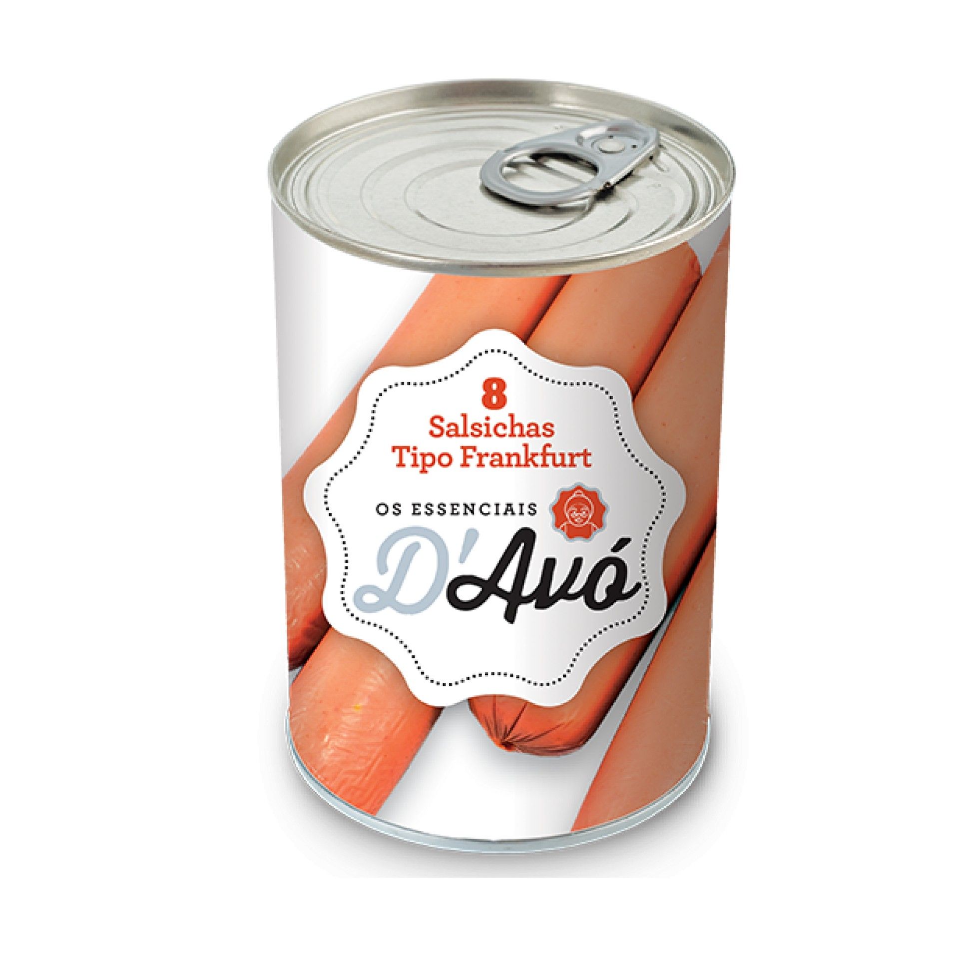 Salsichas frankfurt d´avo 350gr 8un