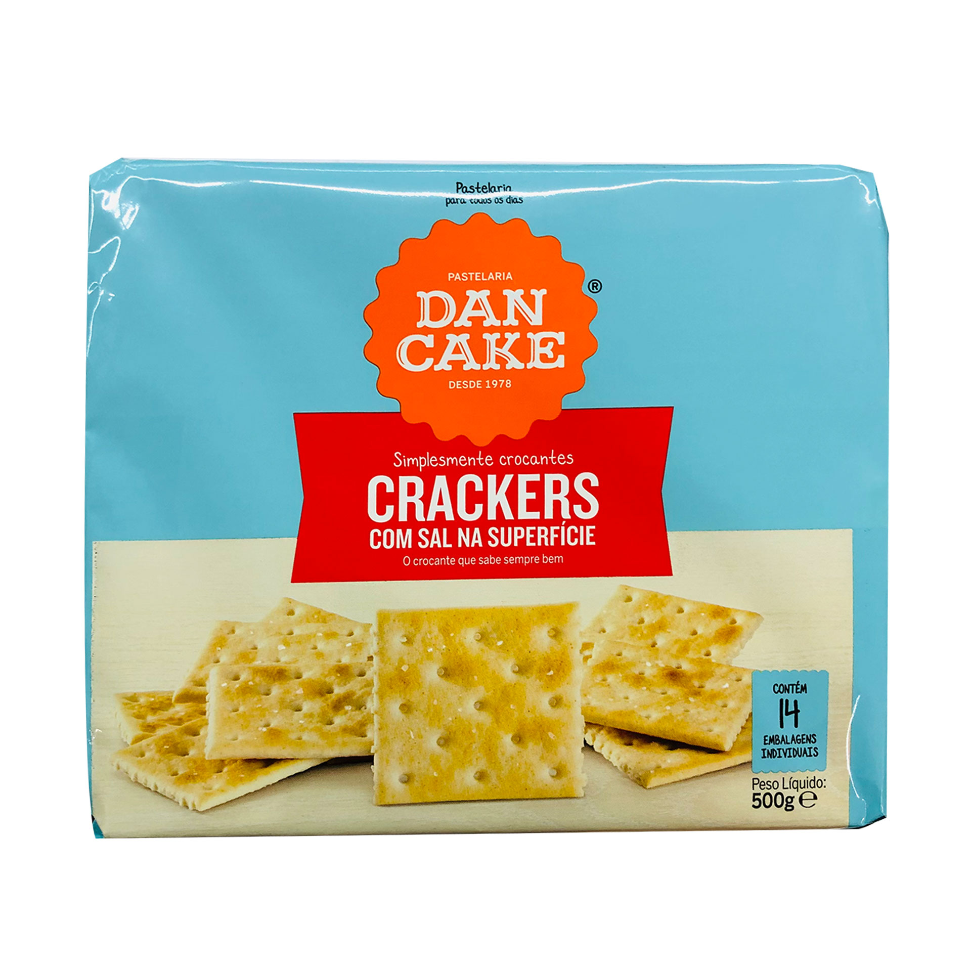 Bolacha crack it dancake c/sal 500gr