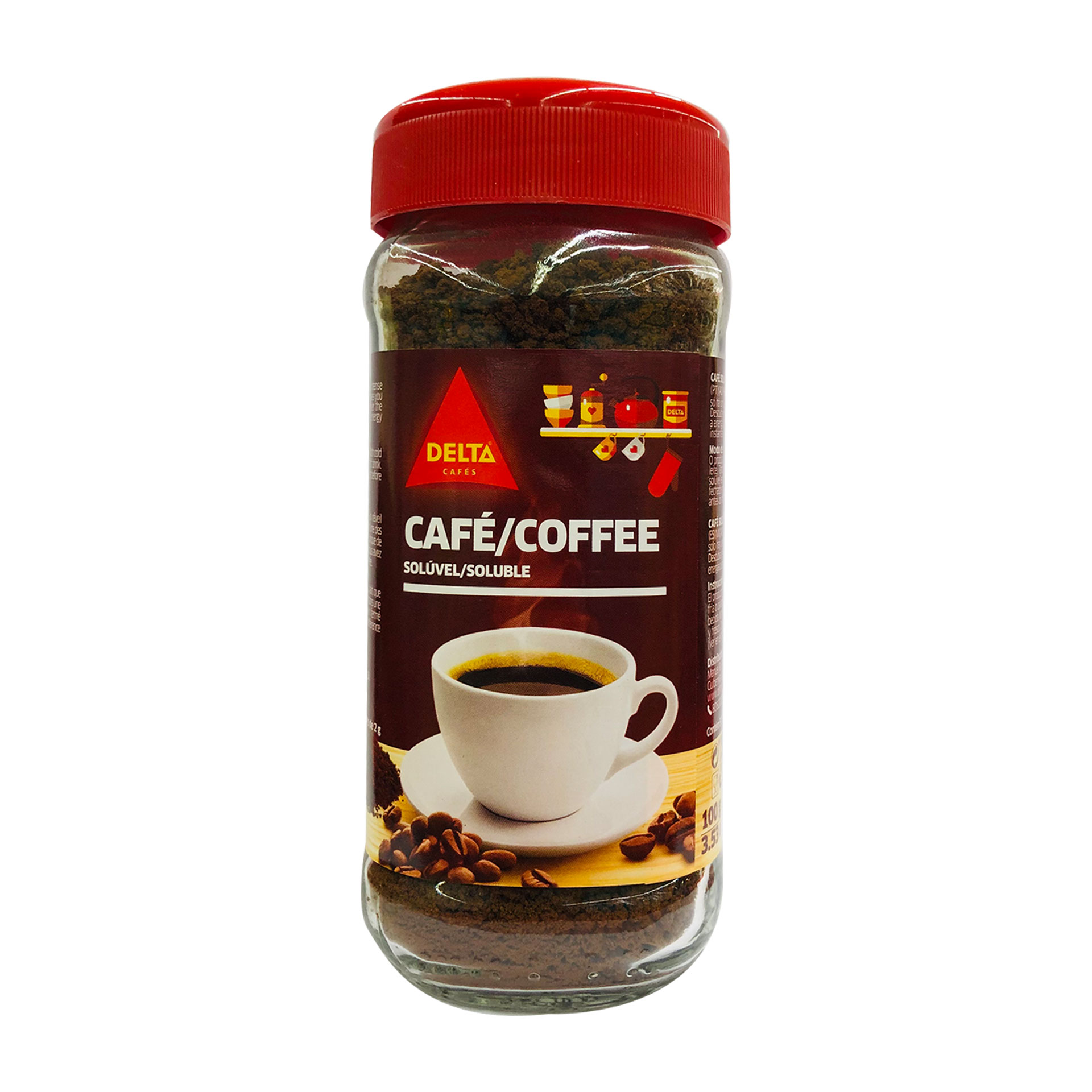 Cafe soluvel delta frasco 100gr