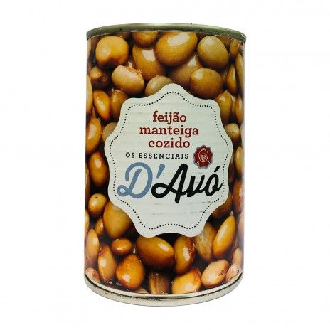 Feijao manteiga cozido d`avo 420gr