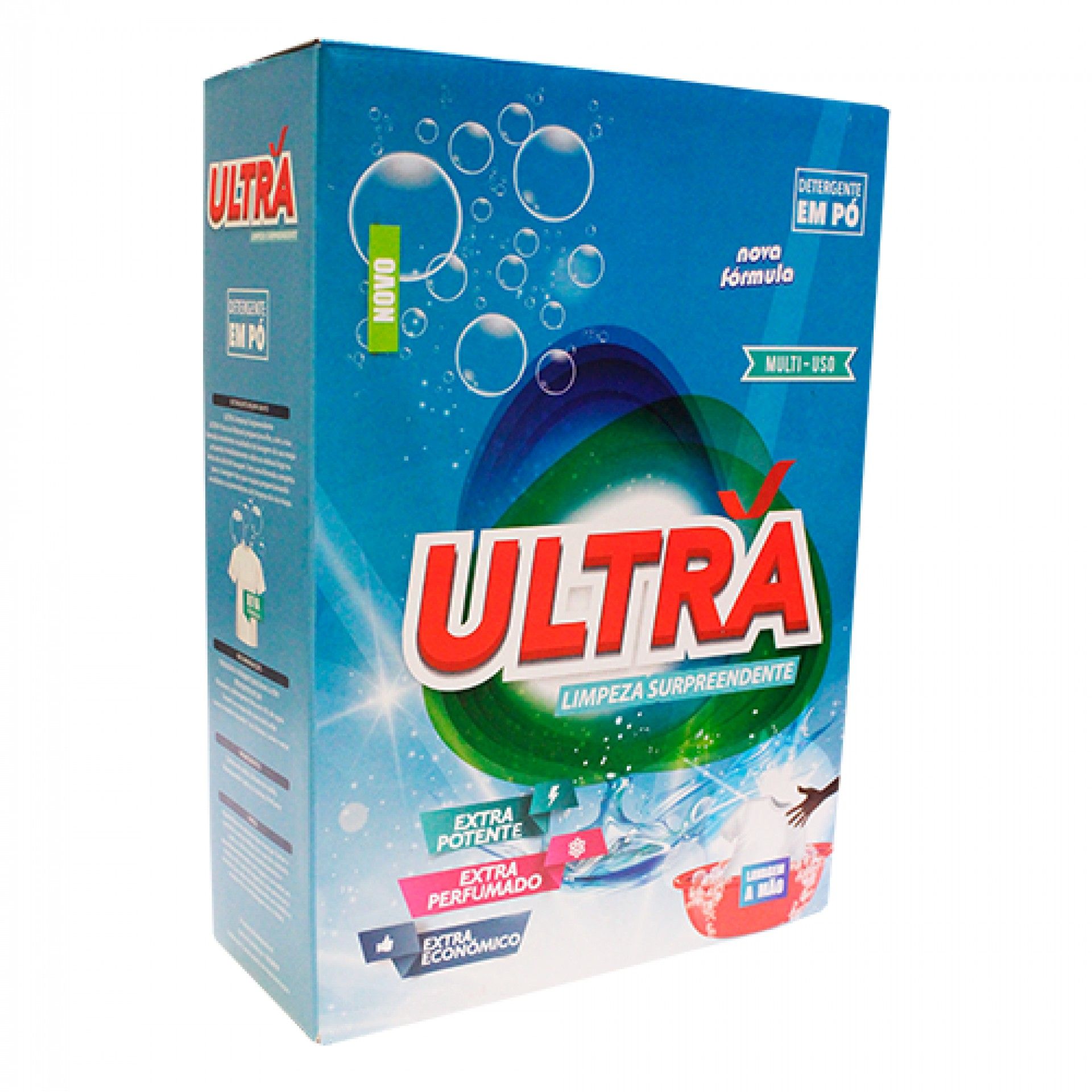 Deterg.roupa maquina po ultra 3kg