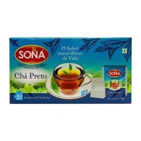 Cha preto sona 25 saq 50gr