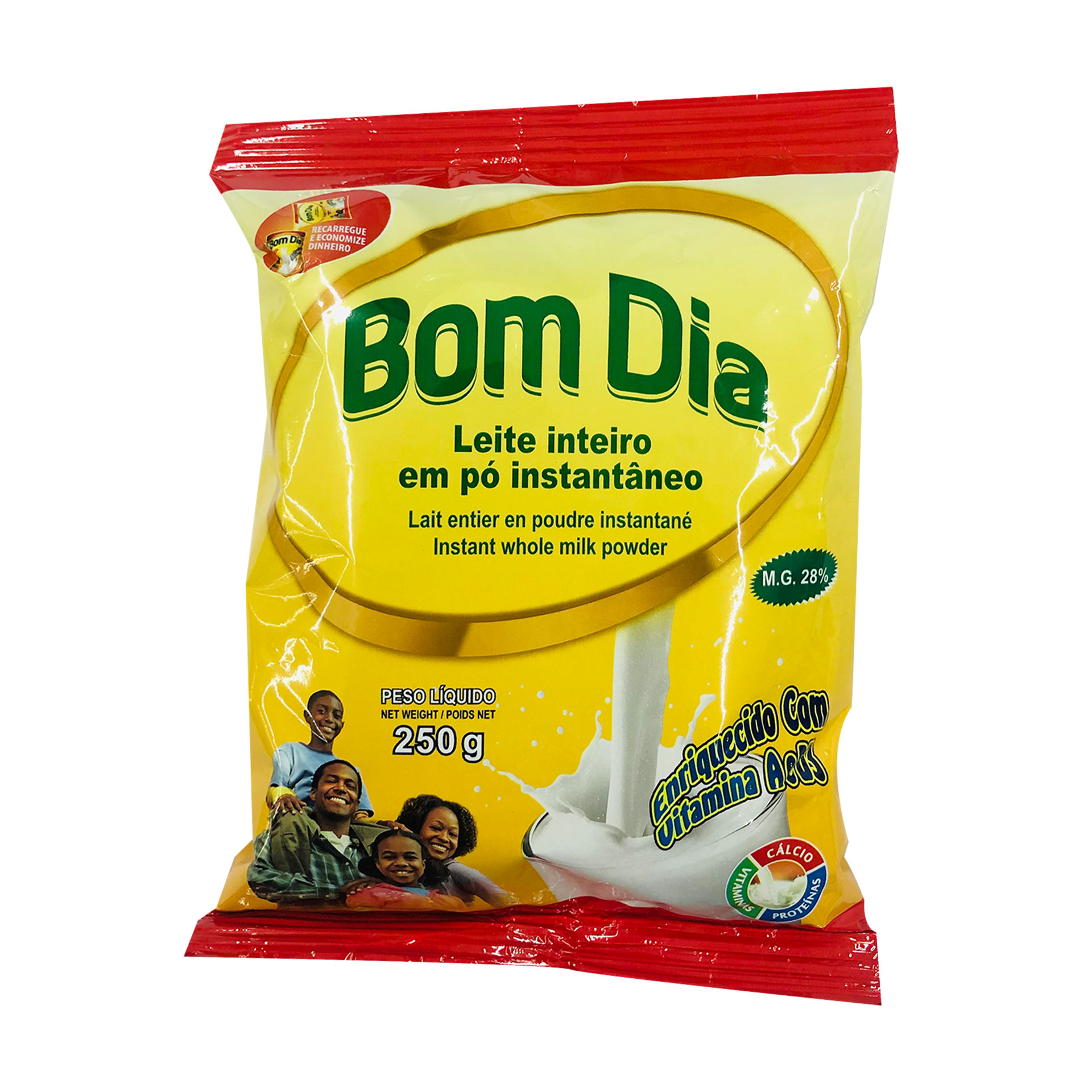 Leite em po bom dia powder sachet 250gr