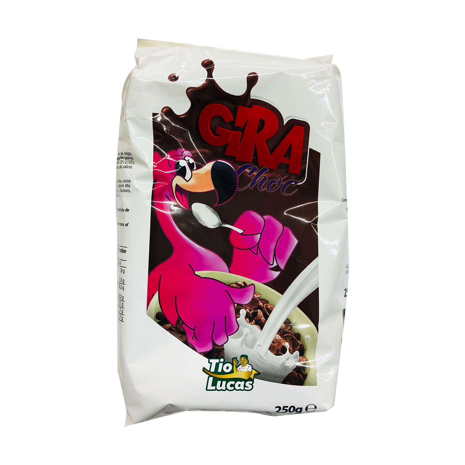 Cereais tio lucas gira choc 250gr