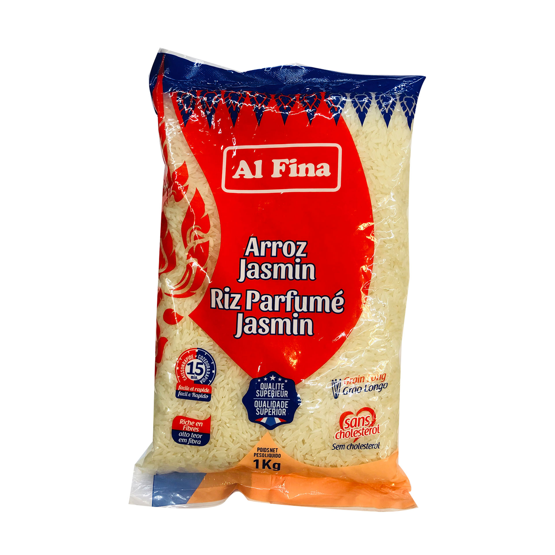 Arroz perfumado jasmim al fina 1kg