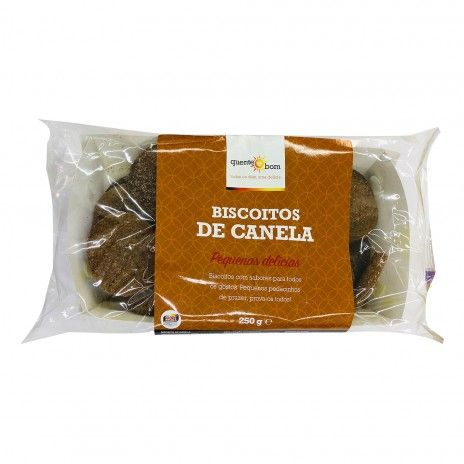 Biscoito quente e bom de canela 250gr