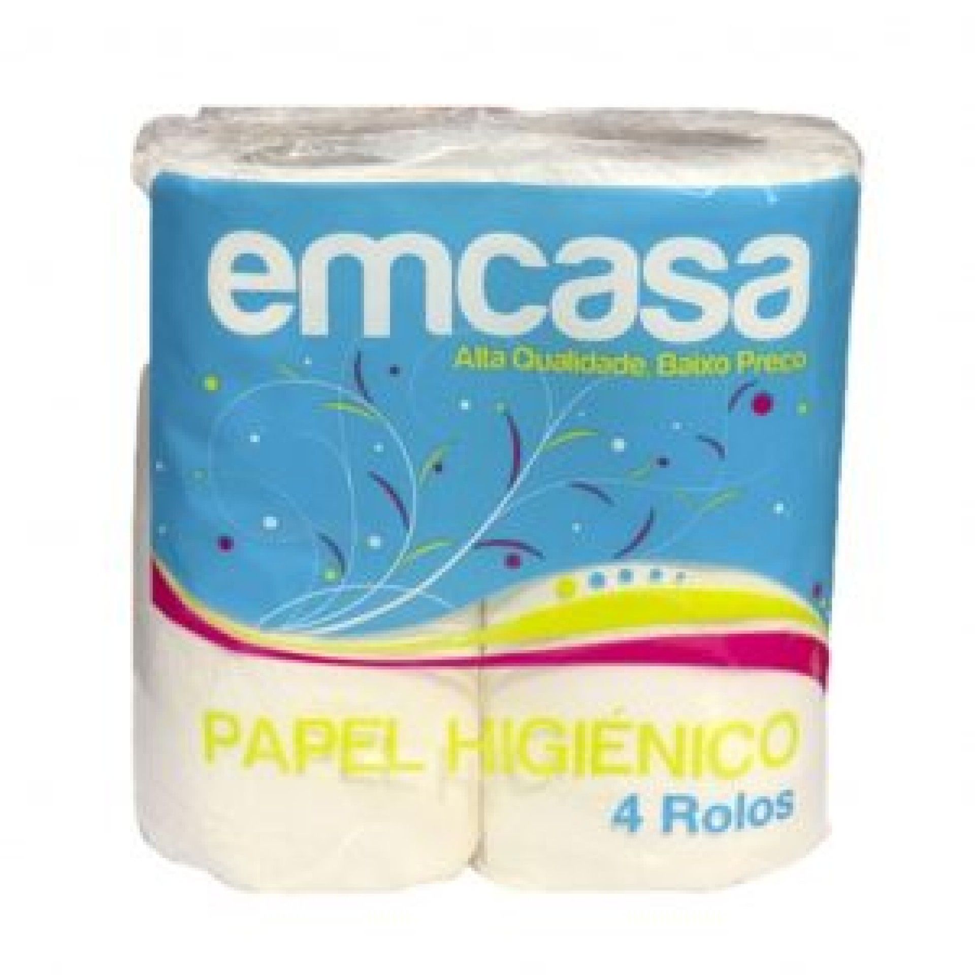 Papel higienico em casa 4 rolos