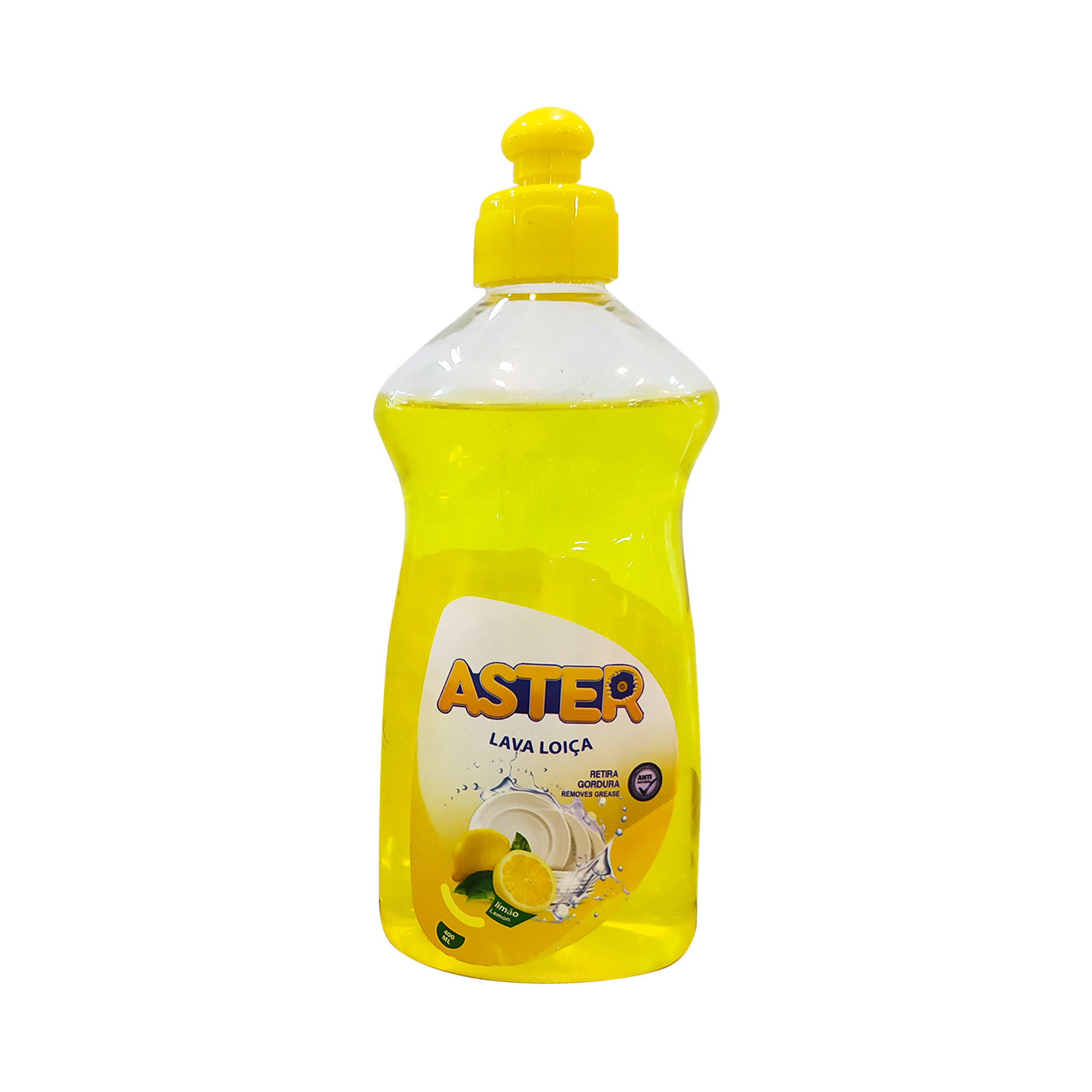 Deterg. lava loiça aster 400ml limao