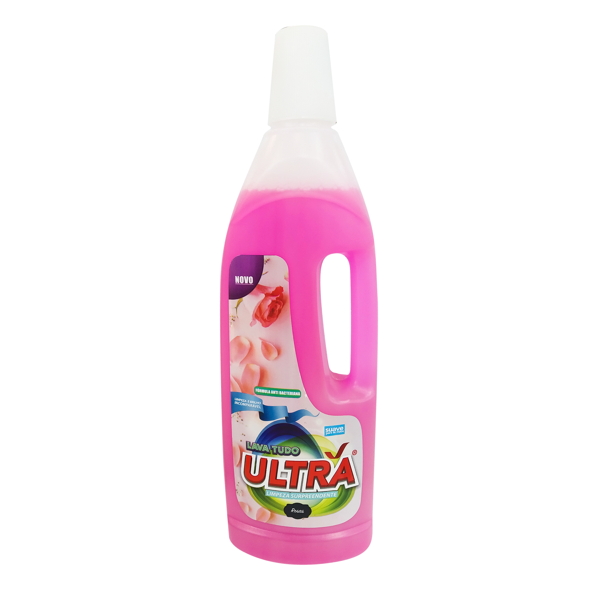 Deterg. lava tudo ultra 750ml rosa