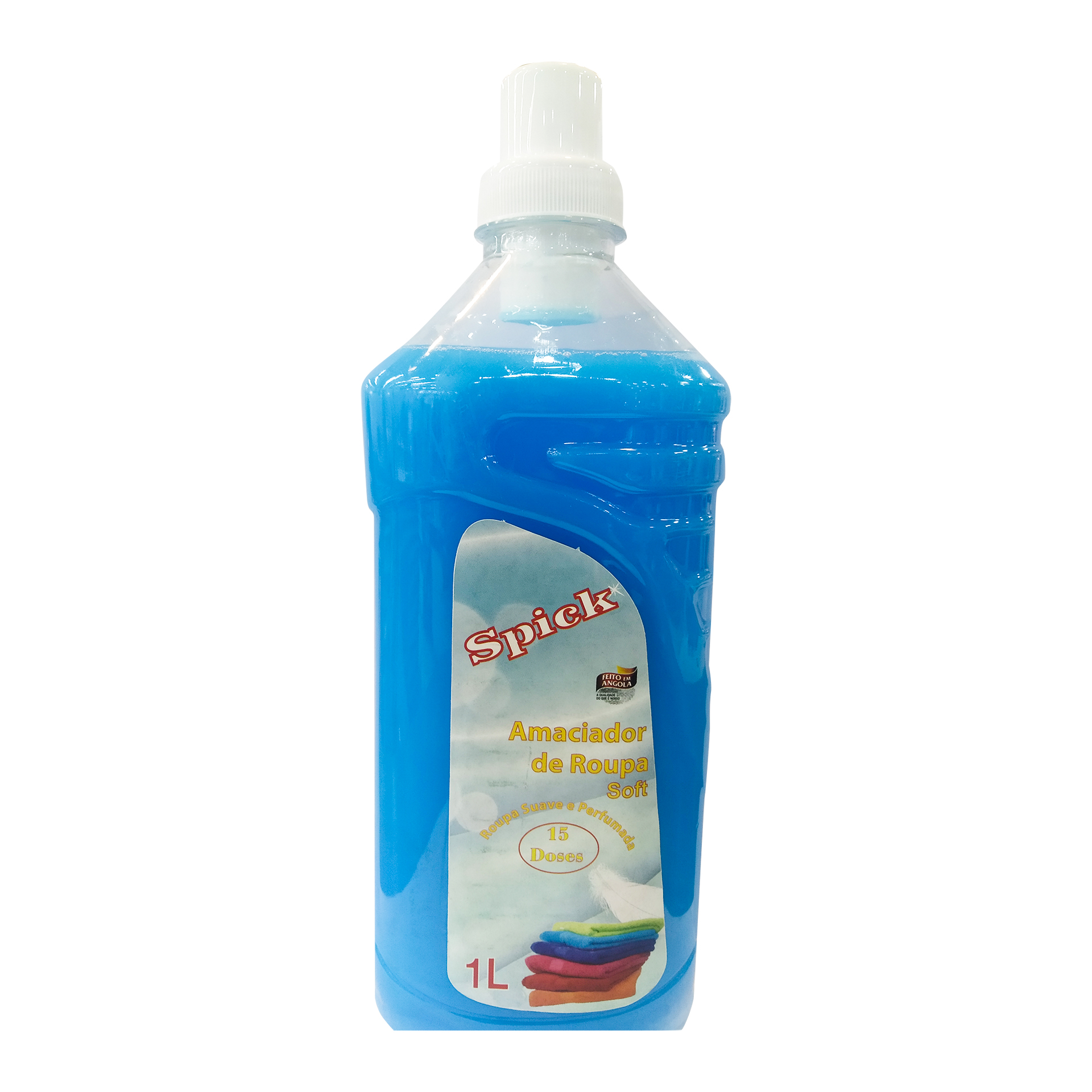 Amaciador roupa spick 1l soft