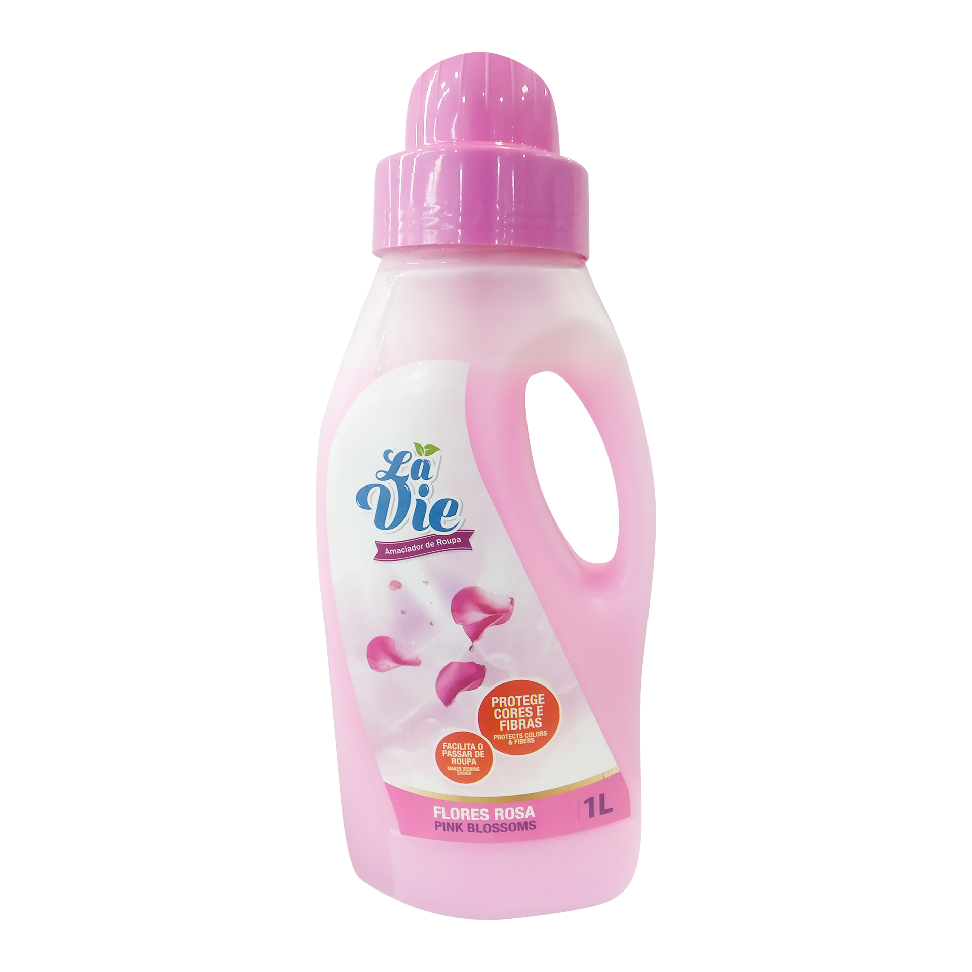 Amaciador roupa la vie 1l flores rosa