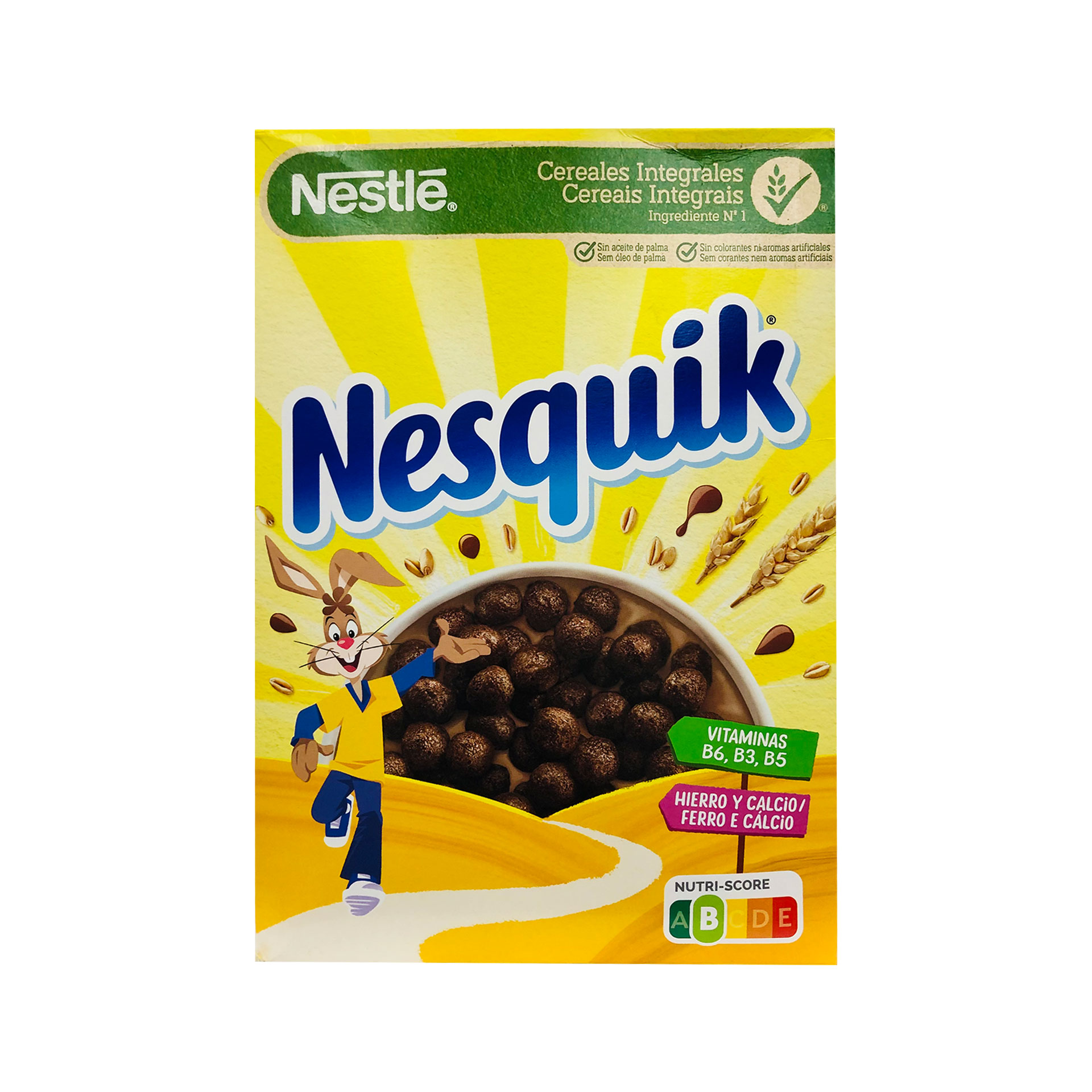 Cereais chocolate nestle nesquik 375gr