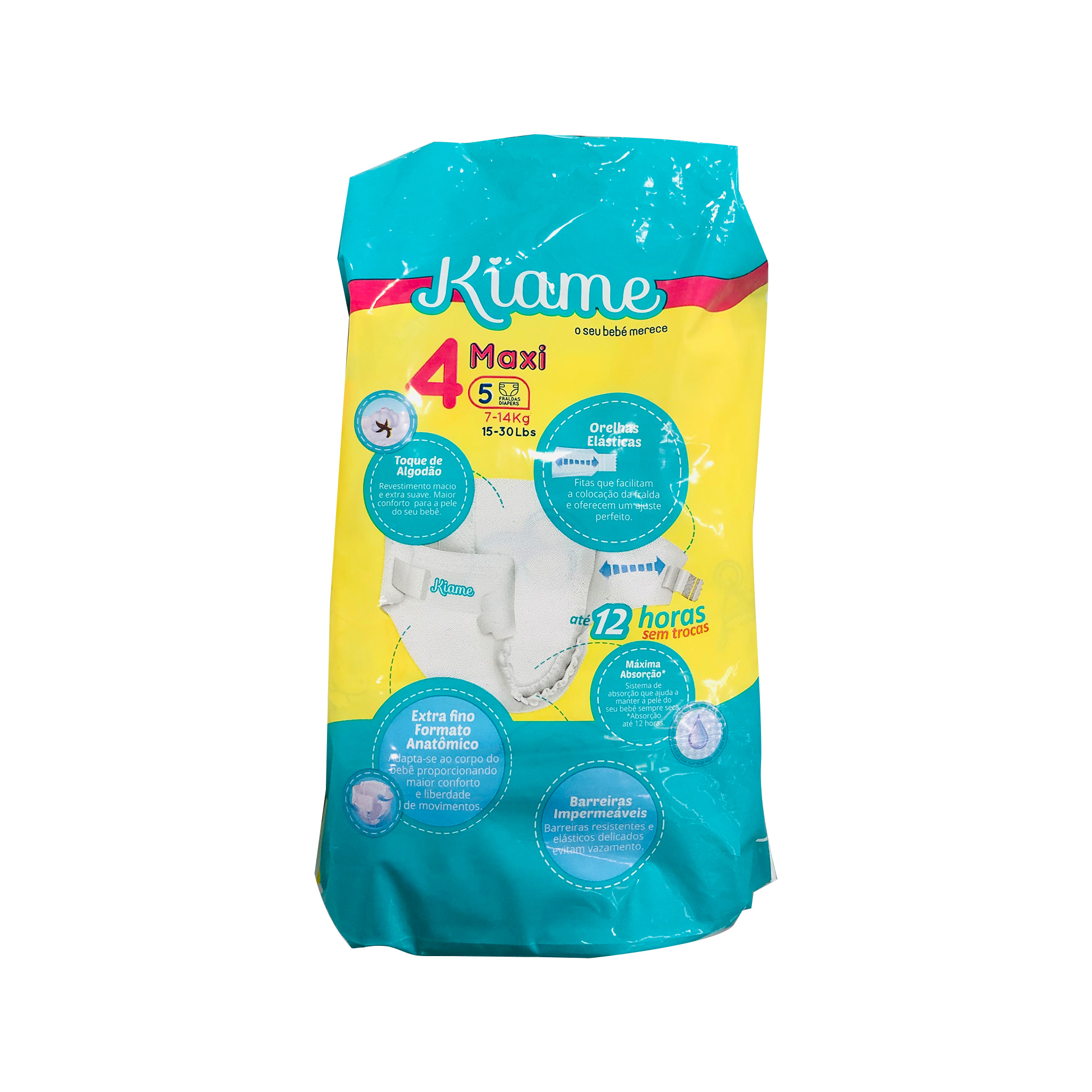 Fraldas kiame premium t4 5un