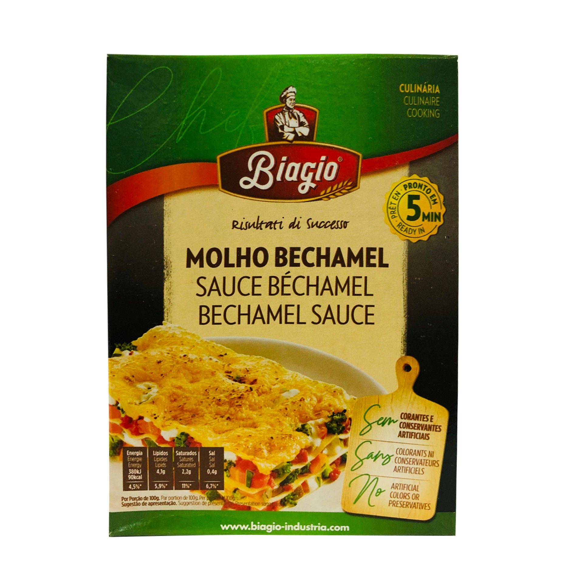 Molho bechamel baggio 60gr