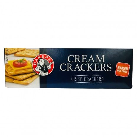 Biscoitos bakers cream crackers 200gr