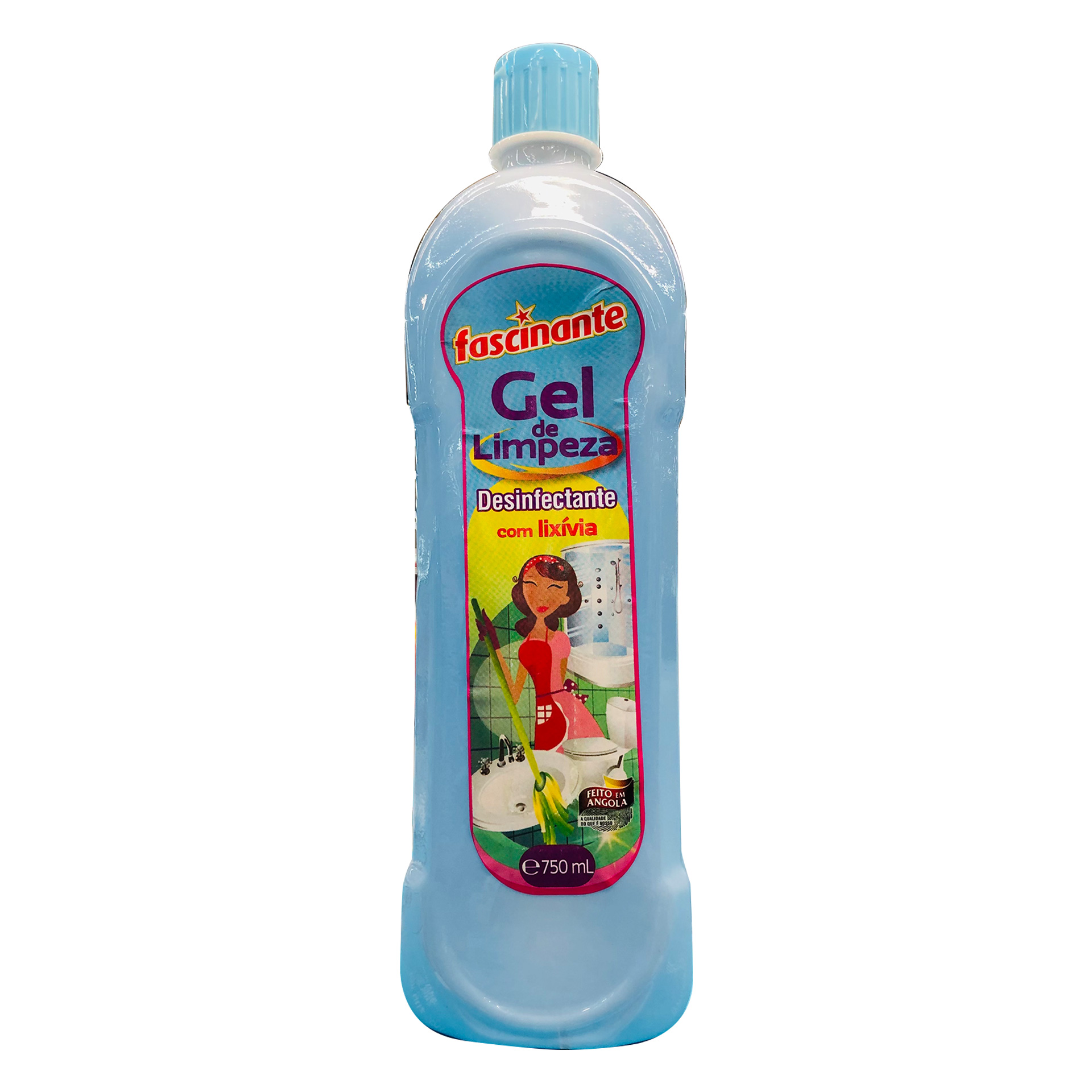 Deterg. gel limpeza fascinante c/lixivia 750ml