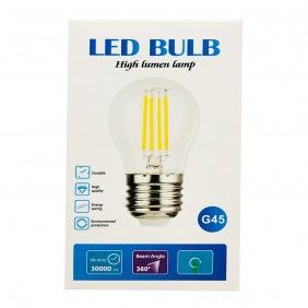 Lampada led filament bulb g45 e14 4w