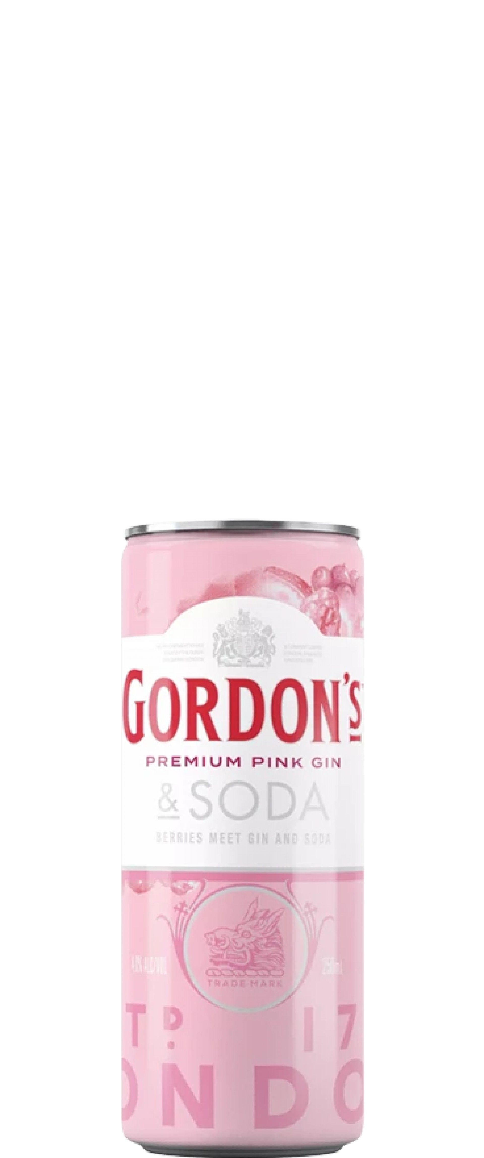 Agua tonica welwitschia&gordons pink lata 0,33l