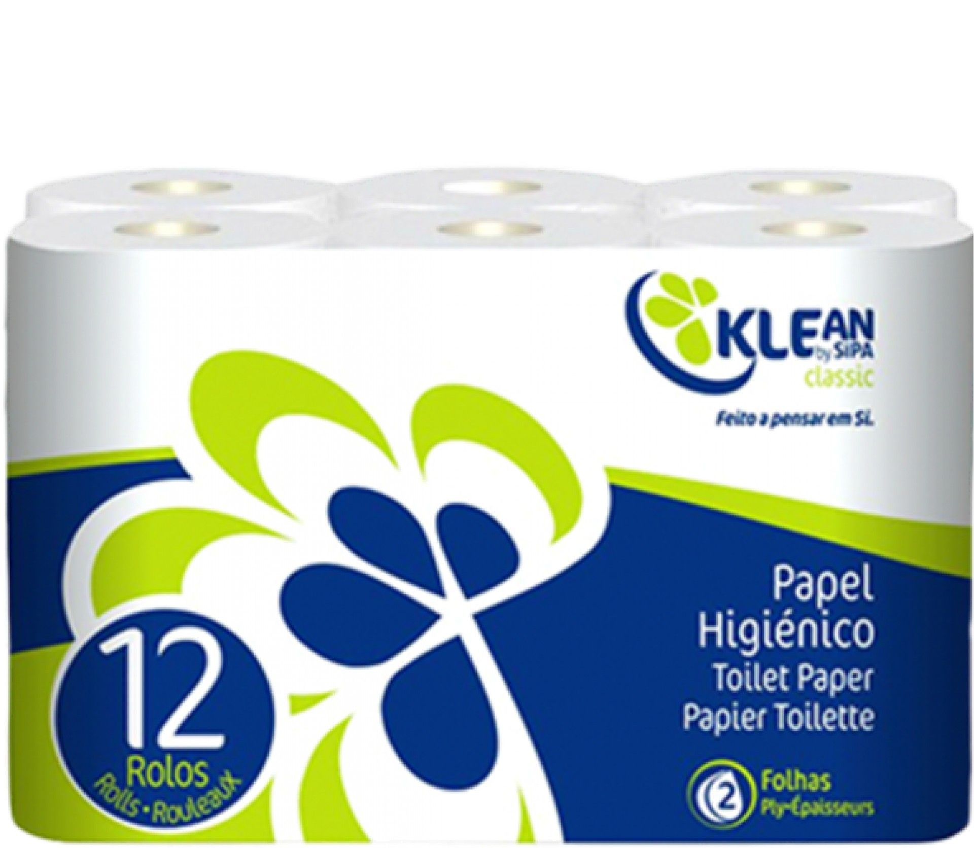 Papel higienico klean compact 12rolos