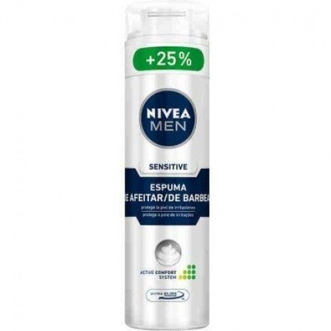 Espuma barbear nivea 200ml sensitive Espuma barbear nivea 200ml sensitive