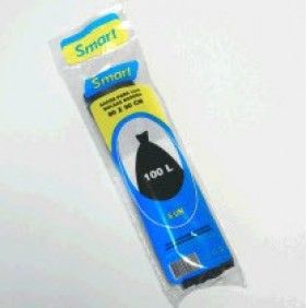 Saco lixo 100l smart 80x90 6un