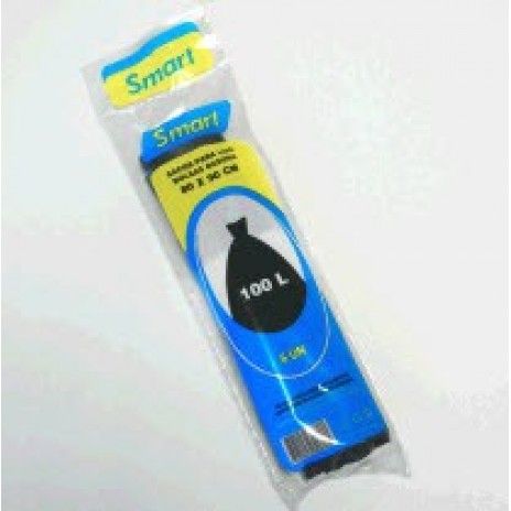 Saco lixo 100l smart 80x90 6un