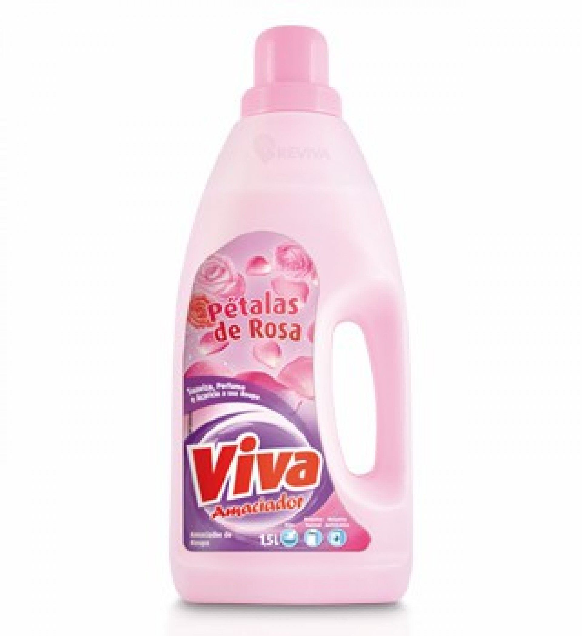 Amaciador roupa viva 1,5l petalas rosa