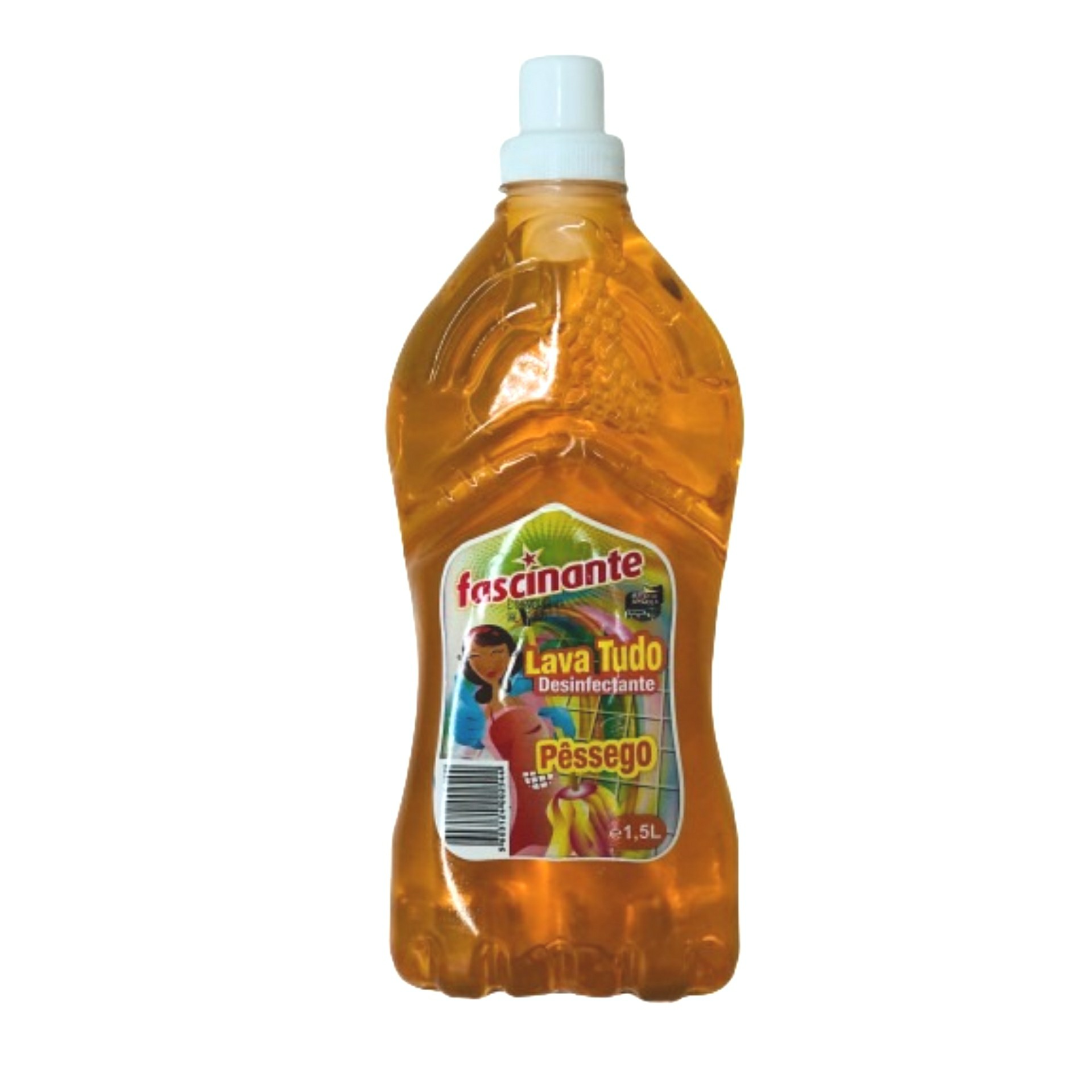 Deterg. lava tudo fascinante 1,5l pessego