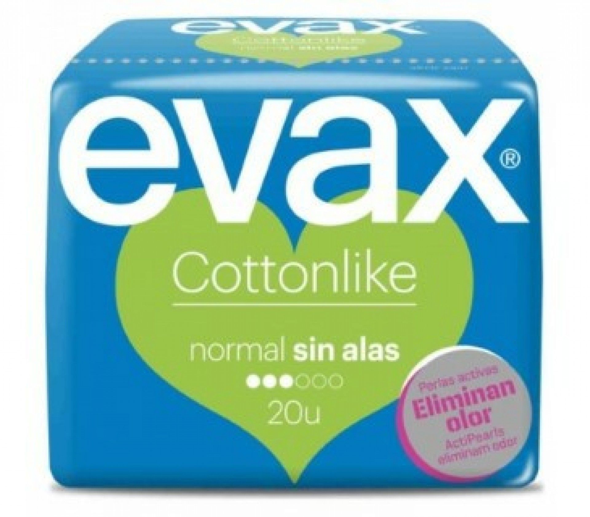 Penso higienico evax cottonlike normal 20un
