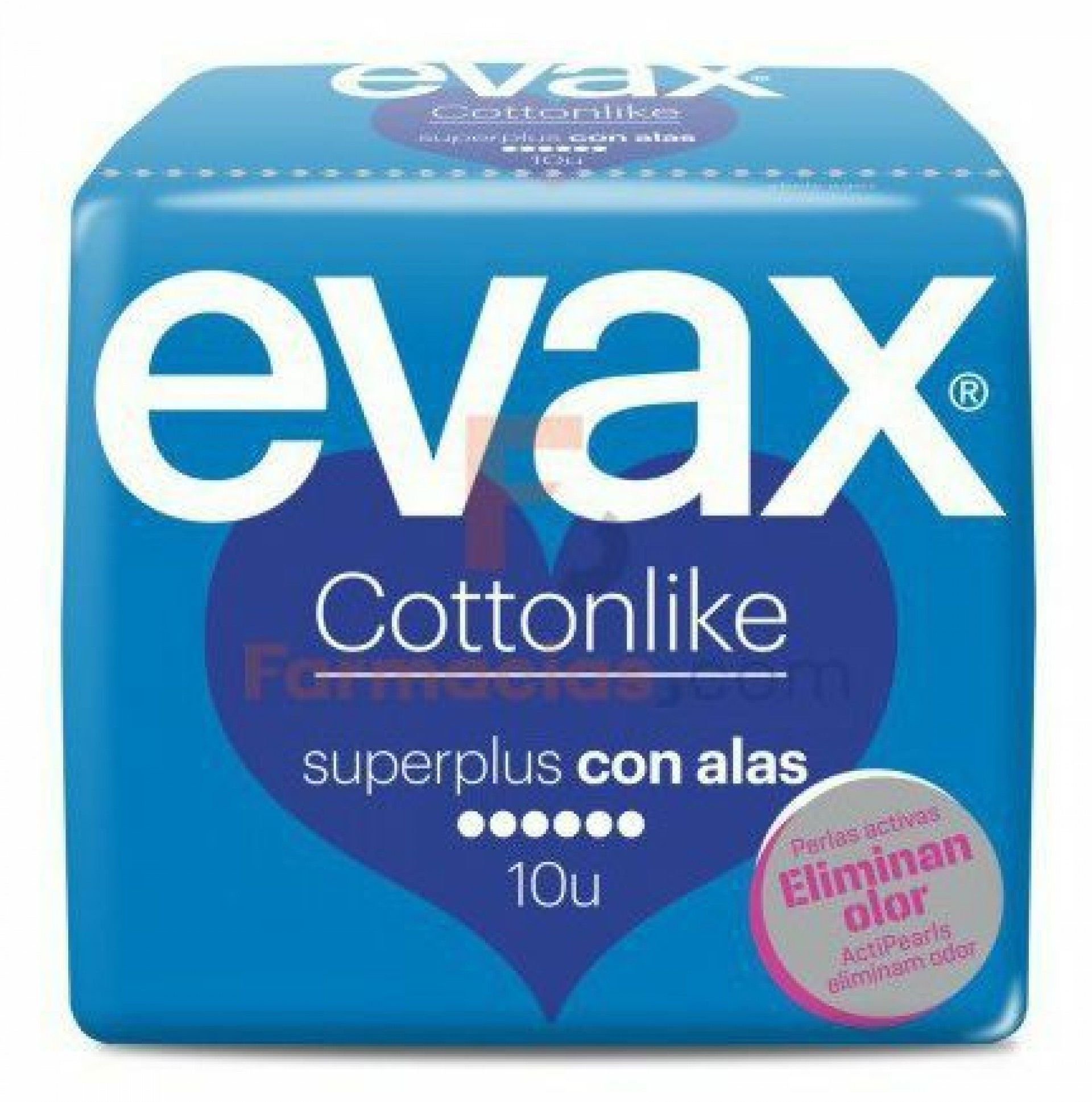 Penso higienico evax conttonlike superplus alas 10un