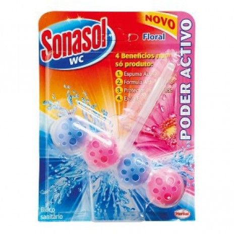 Bloco sanitario sonasol poder activo 50gr floral